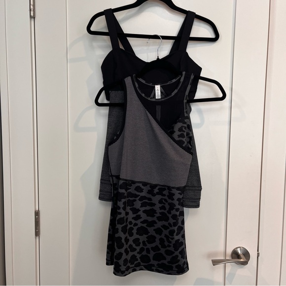 lululemon athletica Tops - Lululemon Tank Bundle Size 8 Built-In Bra + Racerback